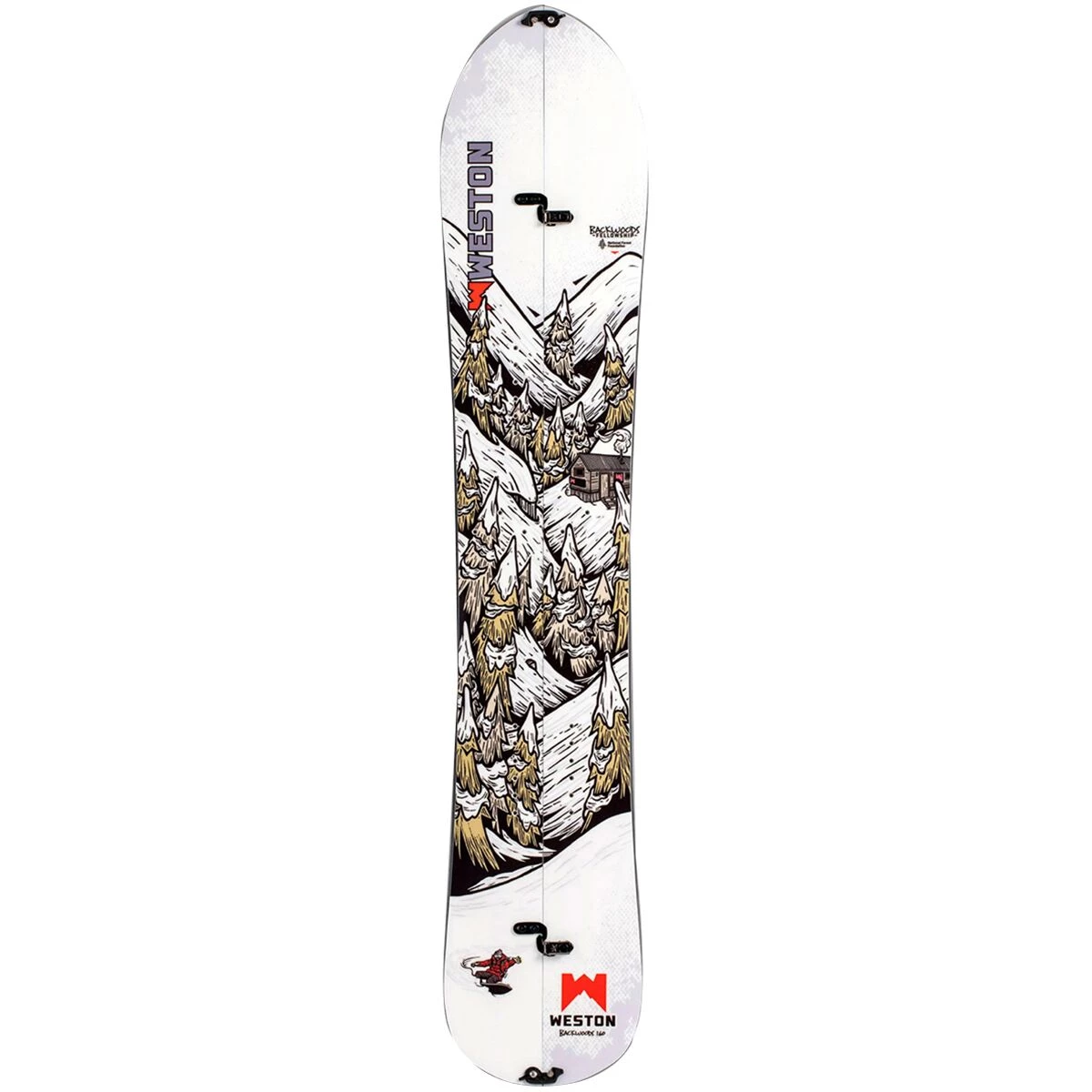 New โจ Weston Splitboards Backwoods Artist Series Splitboard 2022 ๐ - Image 9