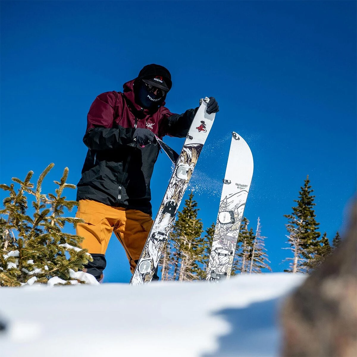 New โจ Weston Splitboards Backwoods Artist Series Splitboard 2022 ๐ - Image 3