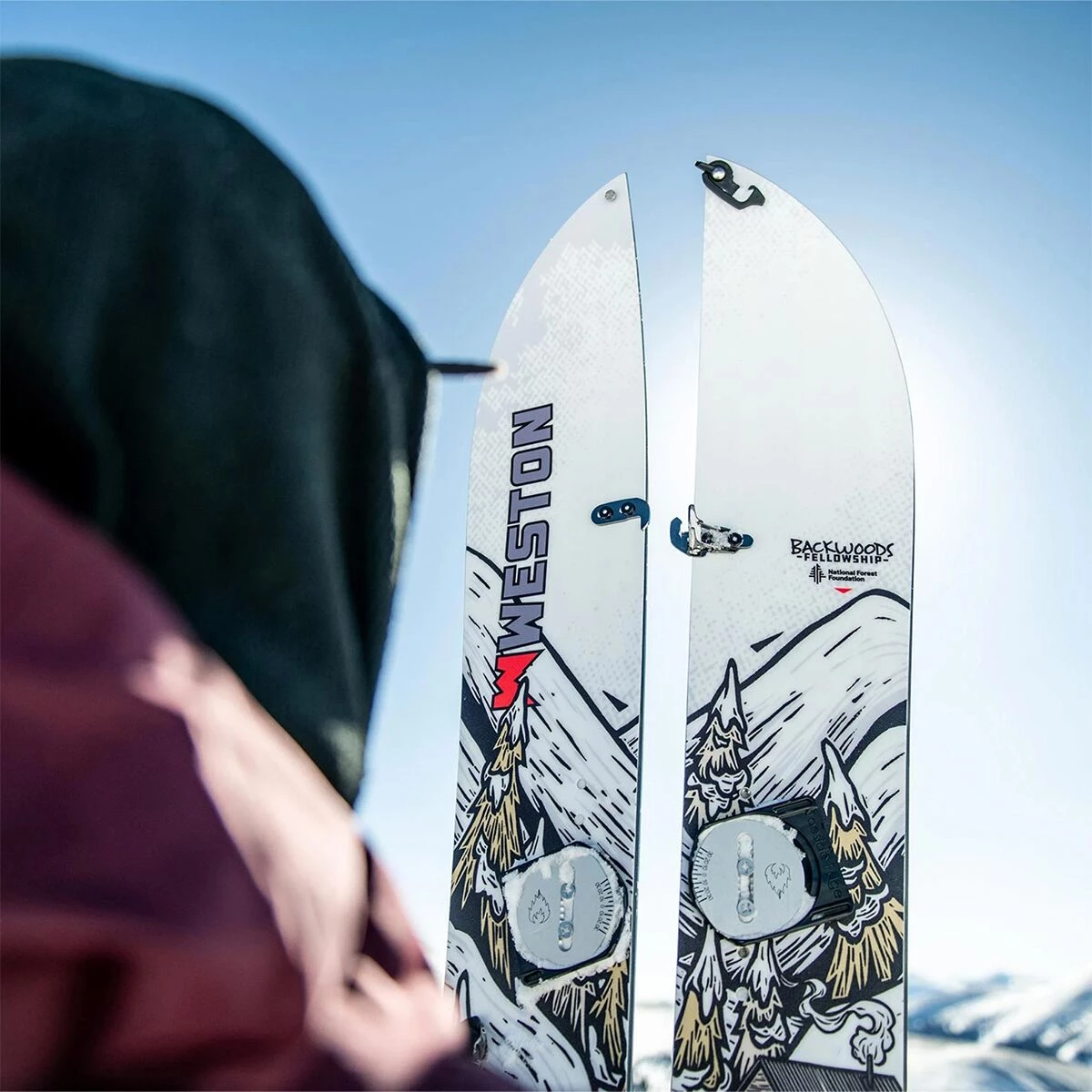 New โจ Weston Splitboards Backwoods Artist Series Splitboard 2022 ๐ - Image 2
